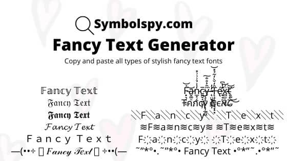Hysterical count Polite Fancy Text Generator to ✂️ (𝓬𝓸𝓹𝔂 𝖆𝖓𝖉 𝓹𝓪𝓼𝓽𝓮) 📋 fancy fonts 👌